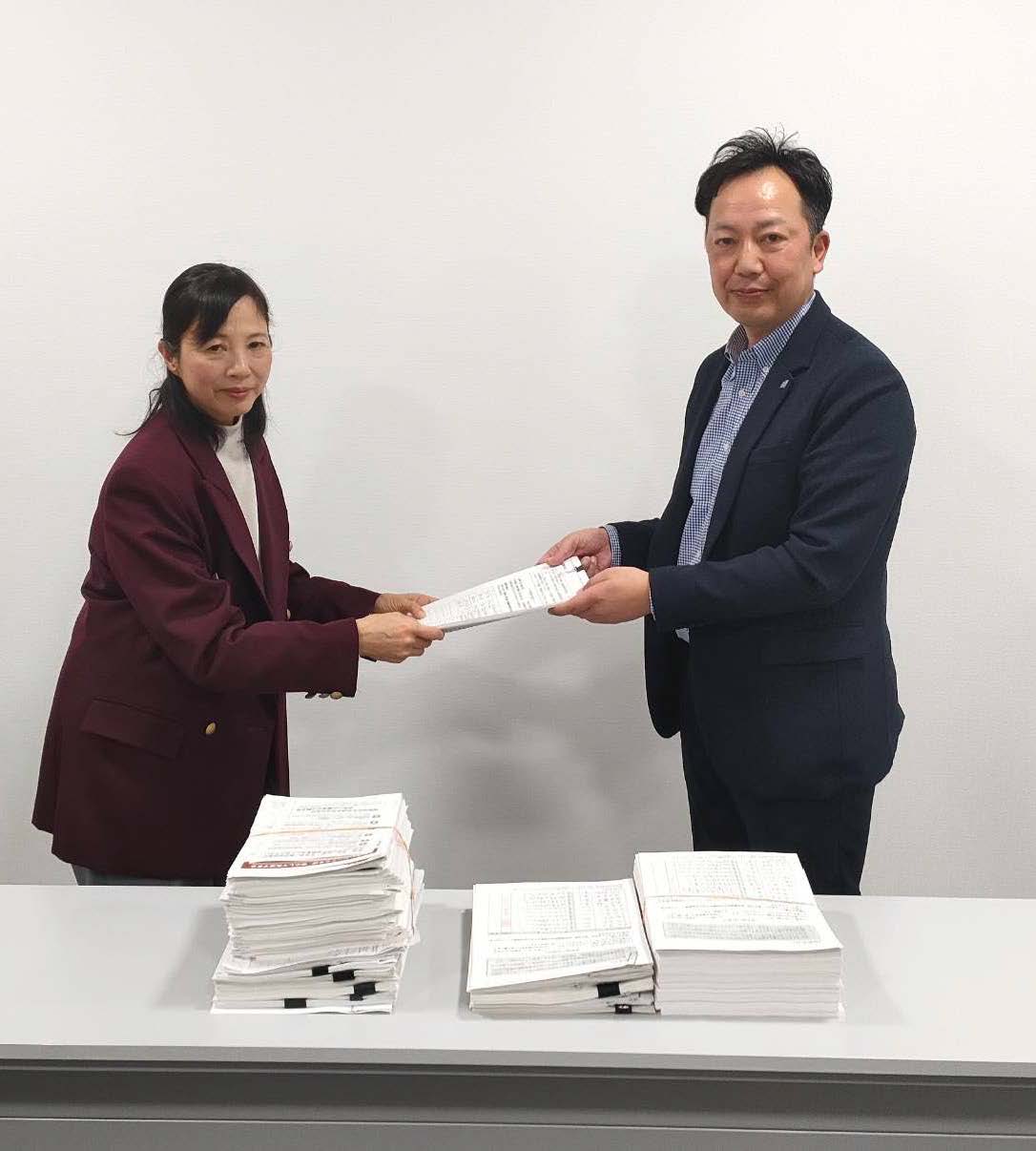 四国電力総連からの強力サポート（署名活動）